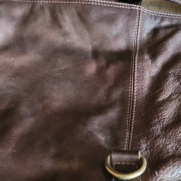 Sundance Made In Italy Brown Leather Shoulder Bag - Picture 12 of 12